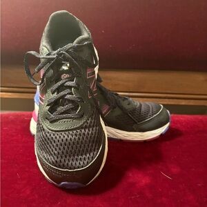 Kids Black and Purple New Balance Shoes